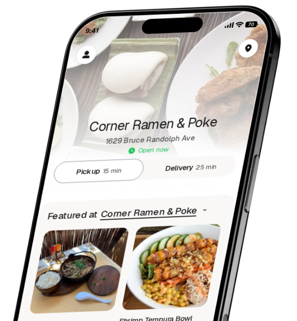 Corner Ramen & Poke app preview