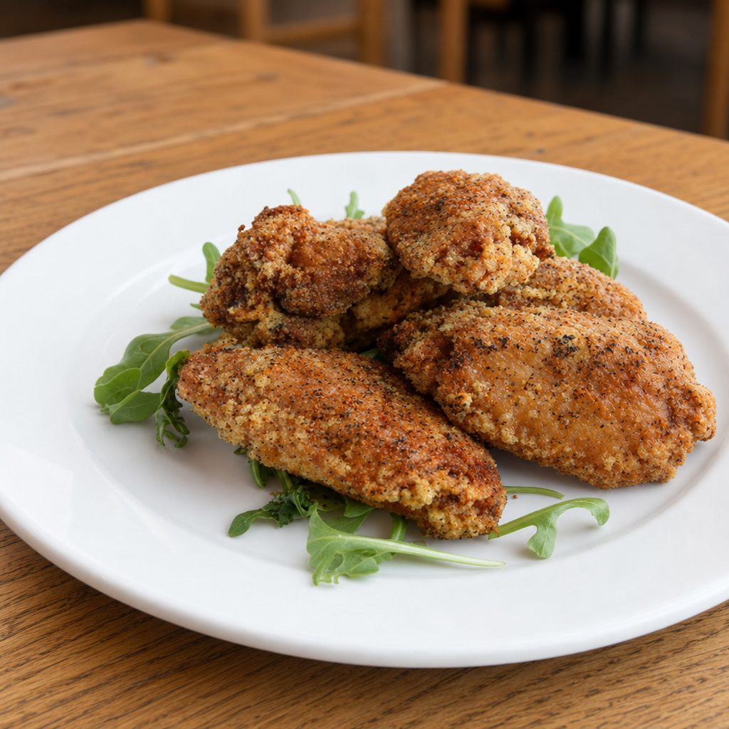 Fried Chicken Wings (Jumbo 4).