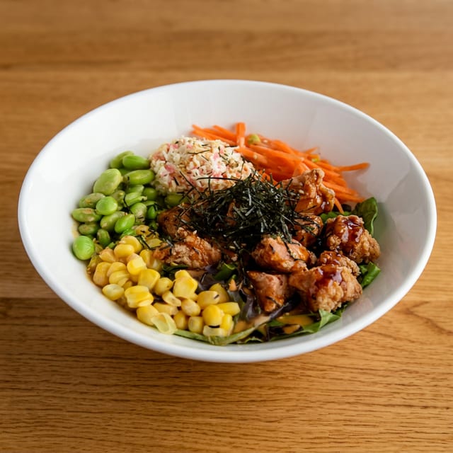 Chicken Kara Age Bowl.